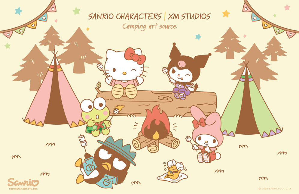Sanrio characters x XM Studios - Glamping
